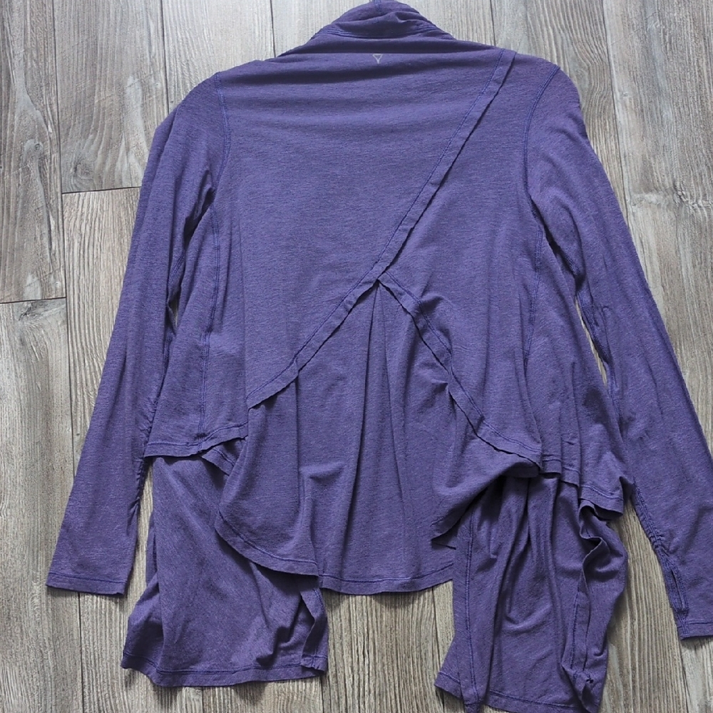 Lululemon Ivivva Draped Open Front Lightweight Cardigan - Purple Size 14